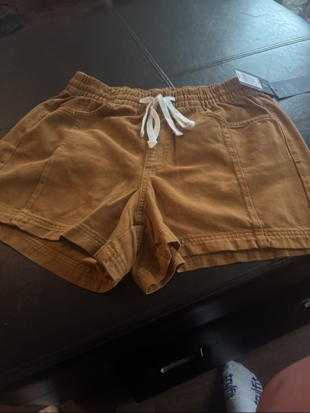 Universal Thread Caramel Brown Drawstring Shorts sz M NEW